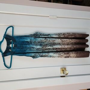 White House Black Market Women's Sleeveless Stretch Animal Snake Print Dress